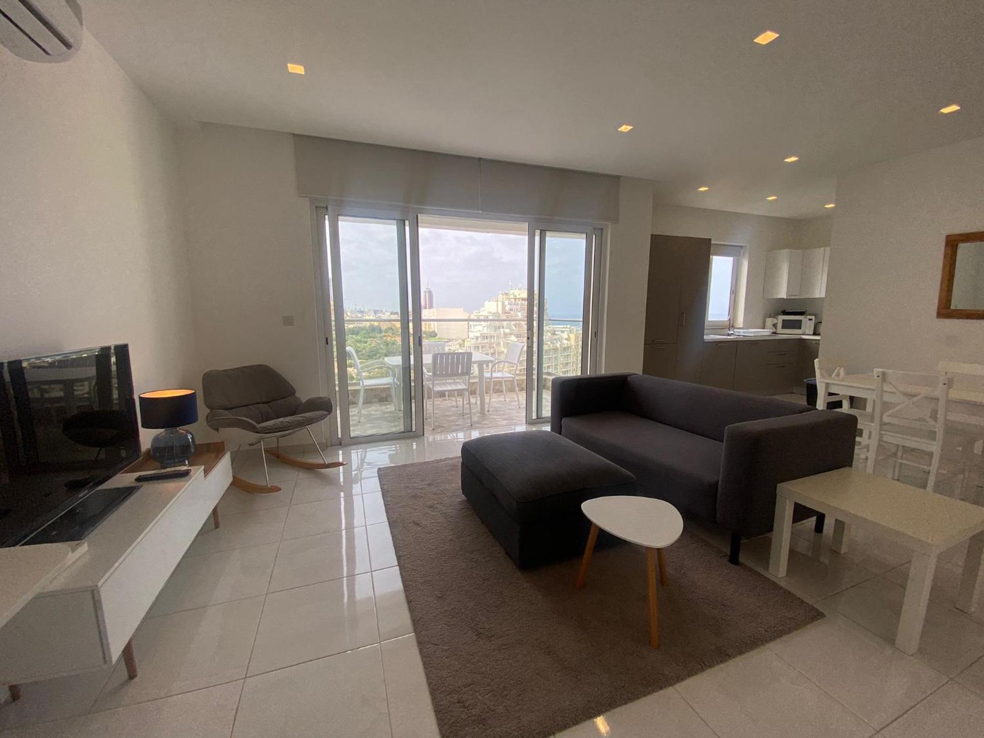 Spectacular Distant Seaview Apt Sliema Buitenkant foto